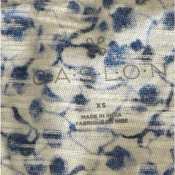 Caslon new with tags size extra small top office casual blue - Picture 3 of 11